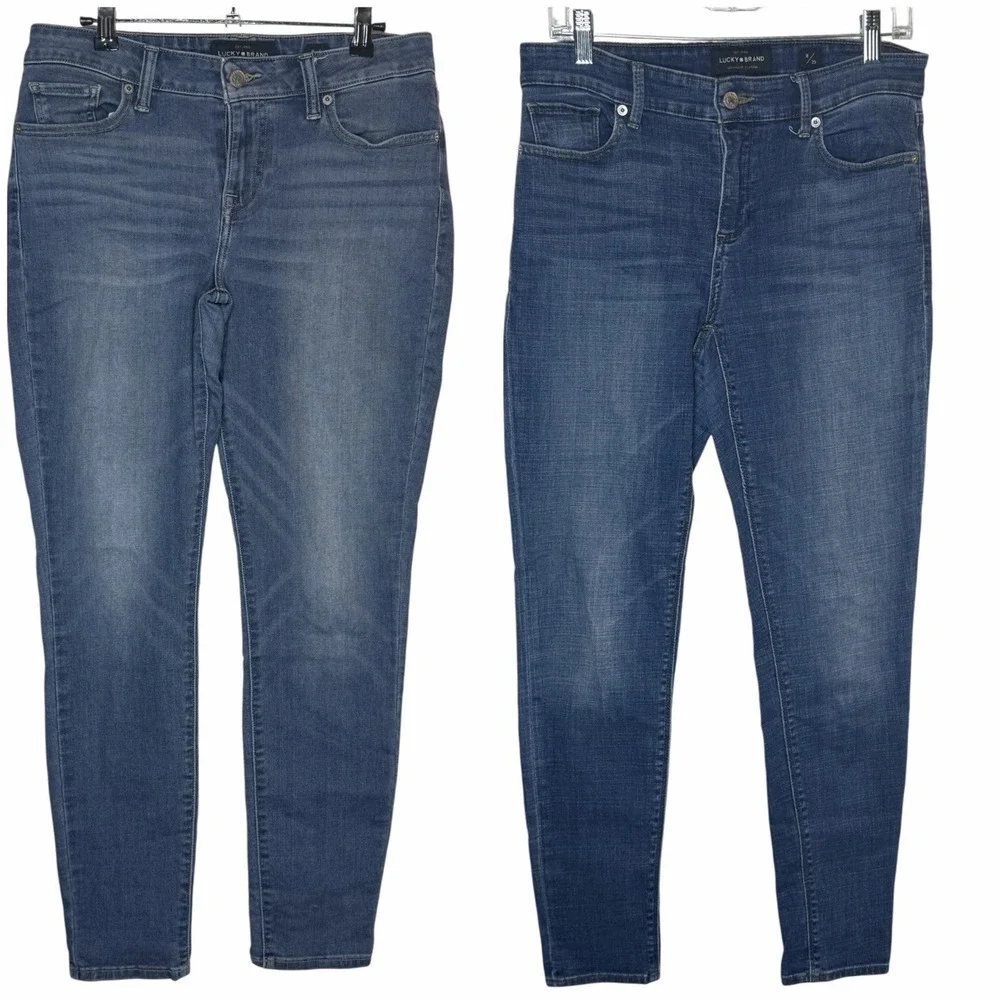 Lucky Brand Lolita Super Skinny Jeans Lot of 2 Women Size 8/29 Stretch Denim